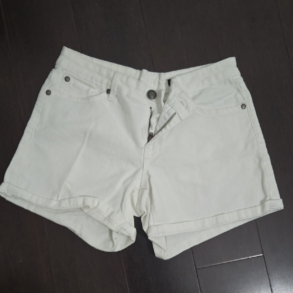 Jessica Simpson Cream Jean Shorts